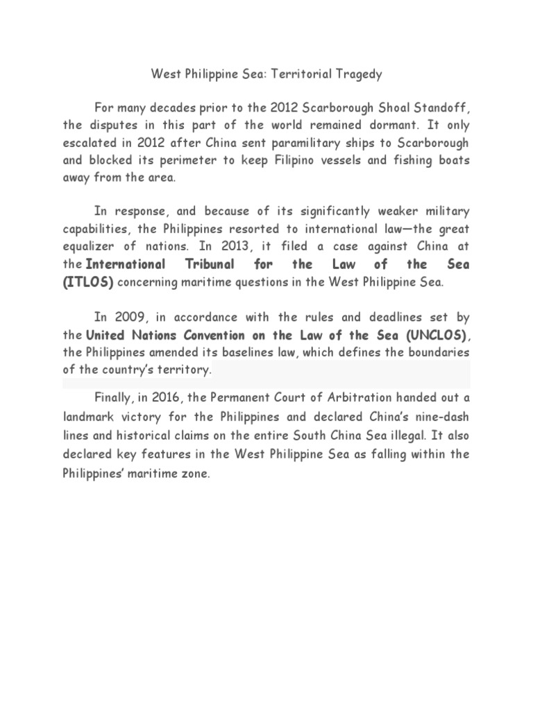 West Philippine Sea PDF