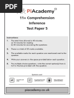 11 Plus GL Assessment English Question Booklet PDF | PDF