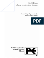 David Hume - Investigación Sobre El Conocimiento Humano (Selección)