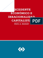 Excedente Economico e Irracionalidad Capitalista Paul A. Baran 1