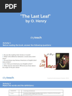 The Last Leaf by O.Henry Worksheet