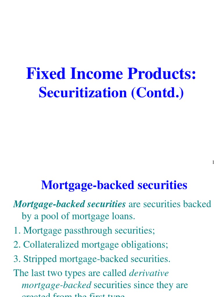 Structured Products 2 PDF Collateralized Debt Obligation Mortgage
