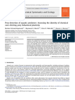 Ferland-Raymond Et Al 210. Chemical Cues and Prey Behavioural Plasticity