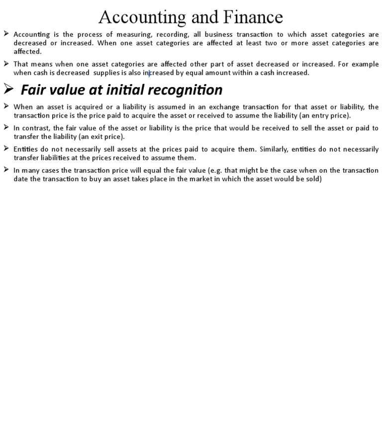 Accounting and Finance PDF