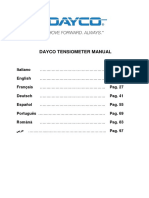 Dayco Tensiometer Manual