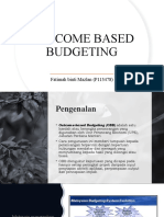 Outcome-Based Budgeting