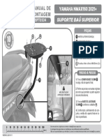 Manual de Montagem SCAM - YAMAHA NMAX160 2021 SUPORTE BAU SUPERIOR SPTO534