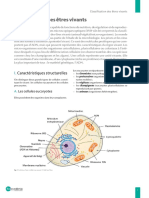 01 Classification Des Êtres Vivants