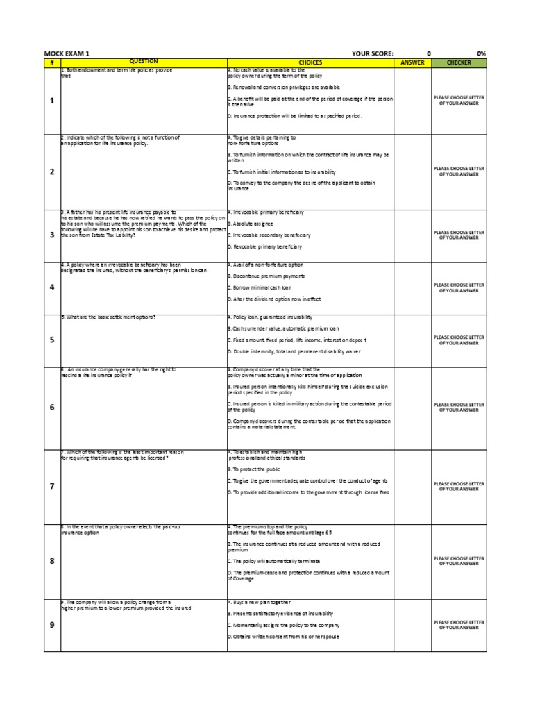 ICE Traditional Life Reviewer v1.0 | PDF | Insurance | Life Insurance