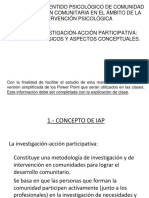 IAP: Investigación-acción participativa en psicología comunitaria