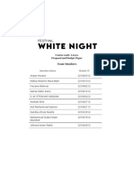 Project Proposal For Meraki Season 11 - White Night Budget Draft Paper
