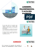 Admisión, transferencia y alta del paciente en