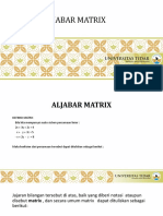 1 Aljabar Matrix