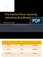 The Passive Voice Gerunds Infinitives and Modal Verbs