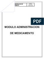 Modulo de Administracion de Medicamento