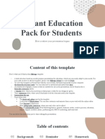Elegant Education Pack For Students - by Slidesgo