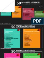 50 Palabras Jucios Descriptivos LV