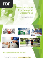 1 Module Introduction To Psychological Assessment