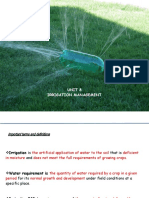 Chapter 7 - Irrigation Management