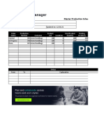 Free Master Production Schedule ProjectManager ND