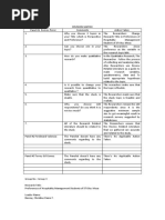 Revision Matrix