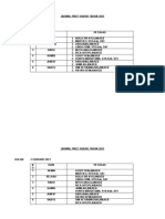 Jadwal Kegiatan Kia