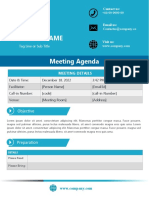 ANALYSISTABS - Meeting Agenda