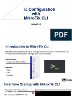 1.4.2 Basic Configuration With Mikrotik Cli