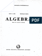 Algebra - I. D. Ion, N. Radu (1981)