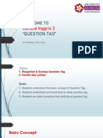 Materi Pertemuan 12 - Question Tags