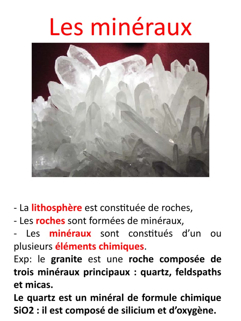 Chap 3 Les Minéraux | PDF