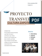 Proyecto Transversal Cultura Zapoteca