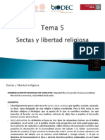 T5. Sectas y Libertad Religiosa