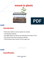 Movement in Plants