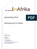 jaarverslag stichting Oud in Afrika 2010 // Annual Report 2010 Old in Africa Foundation 