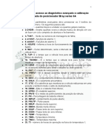 Procedimento de Calibração Avançada Bray Series 6A