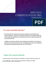 Efectele Curentului Electric