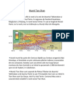 Geografie Proiect Munti Tian Shan