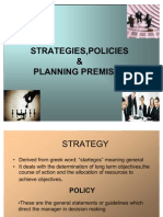 Strategies Policies