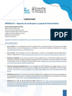 MÓDULO 1 - Impacto Da Vacinação e o Papel Do Farmacêutico