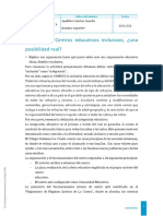 Centros Educativos Inclusivos ¿Una Posibilidad Real?