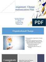 Signature Assignment Organizational Change Communication Plan