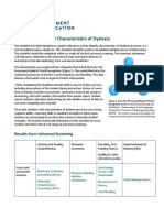 Teacher Checklist For Characteristics of Dyslexia 6.17.19