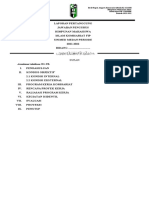 Format LPJ Bidang