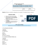 Evaluacion Historia Unidad 4