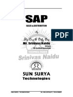 Main Customizing in SAP SD