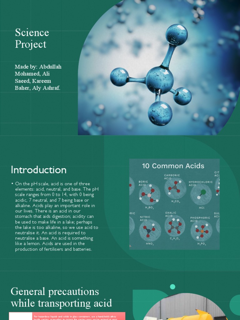 A Presentation For Science Class PDF Water Chemistry