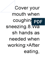 Cover Your Mouth