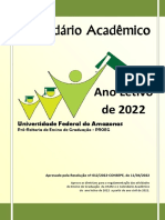 Calendário Acadêmico UFAM 2022