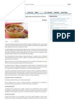 La Dieta de La Sopa Quemagrasa Es Efectiva Dicen Expertos